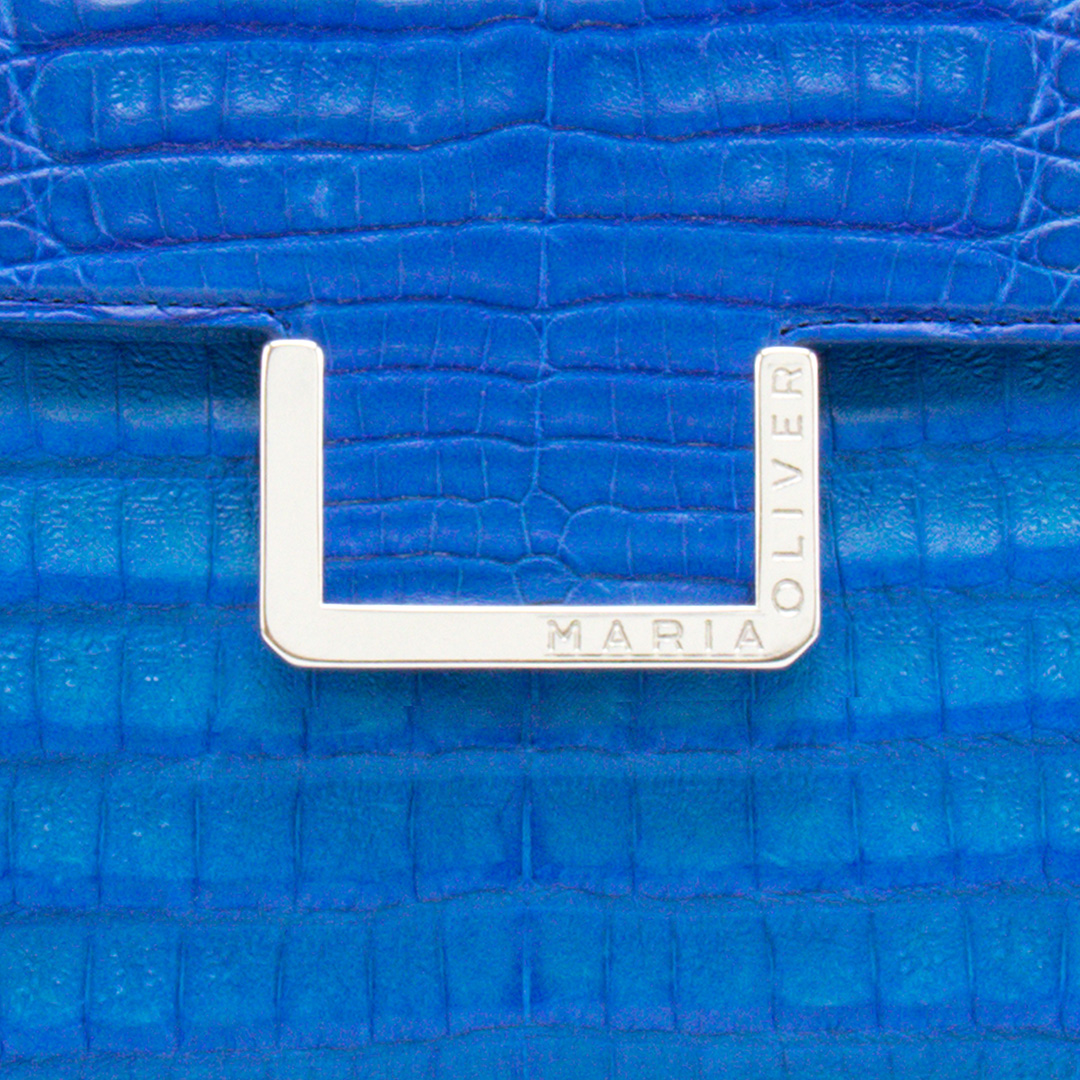 Chanel Timeless Mini Square Lamb Electric Blue | SACLÀB